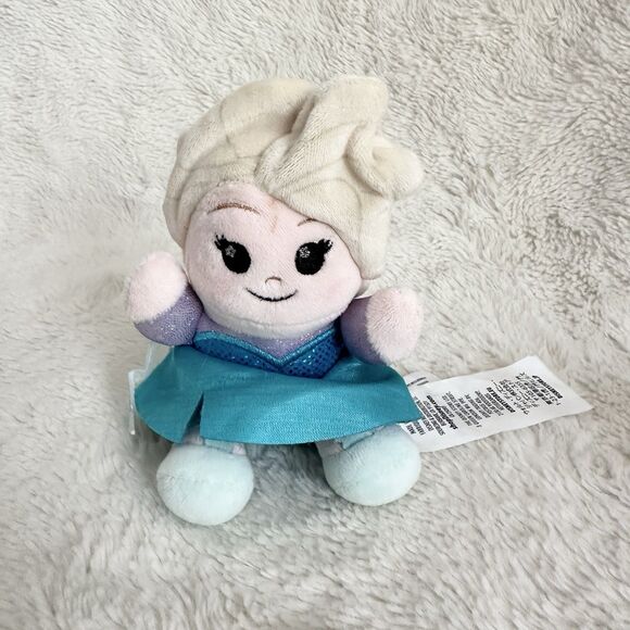 Disney Parks World Wishables Frozen Ever After Elsa Doll Small Stuffed Plush Toy - Picture 1 of 4